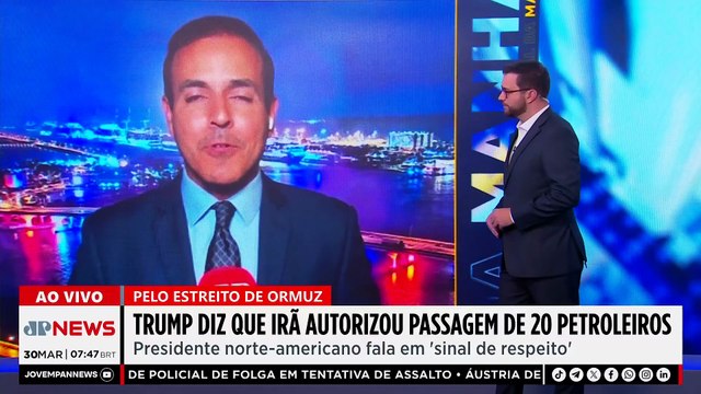 Trump diz que Irã autorizou passagem de 20 petroleiros por Ormuz
