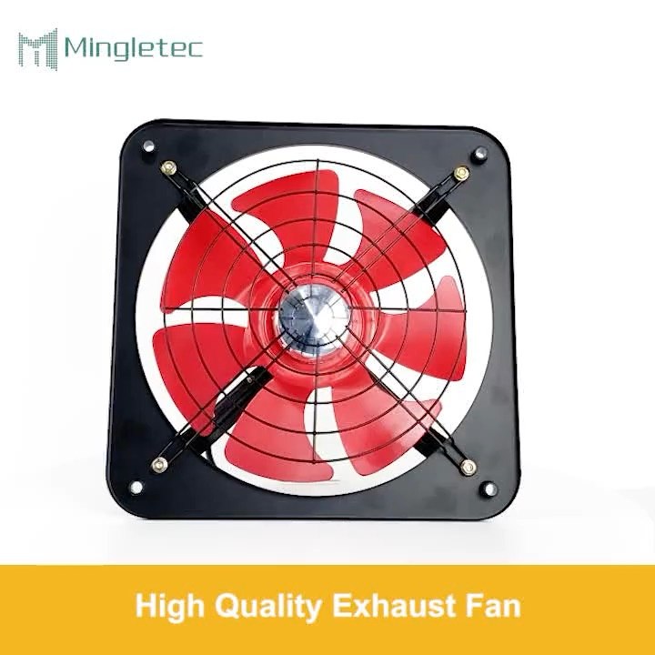 Mingletec High speed 7 metal blades industrial exhaust fan with grill #highspeed #mingle #metal #industrial #exhaust #ventilation #fan #net #greenhouse #farm #hotsellproduct #manufacturer #supplier #fyp