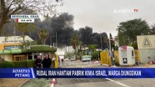 Pecahan Rudal Iran Picu Kebakaran di Pabrik Kimia Israel Selatan | KOMPAS PETANG