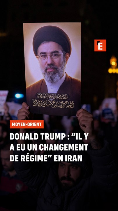 Donald Trump : “Il y a eu un changement de régime” en Iran