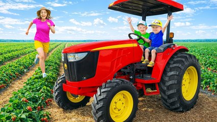 Adam & Oliver’s Farm Day with Mom