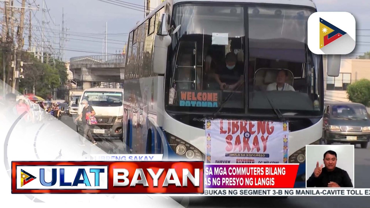 Kamara, naghandog ng libreng sakay sa commuters bilang tugon sa nagpapatuloy na pagtaas ng presyo ng langis | ulat ni Vel Custodio