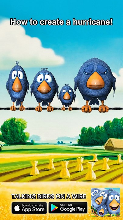They accidentally created a TORNADO! 🌪️😱 Talking Birds On A Wire Game