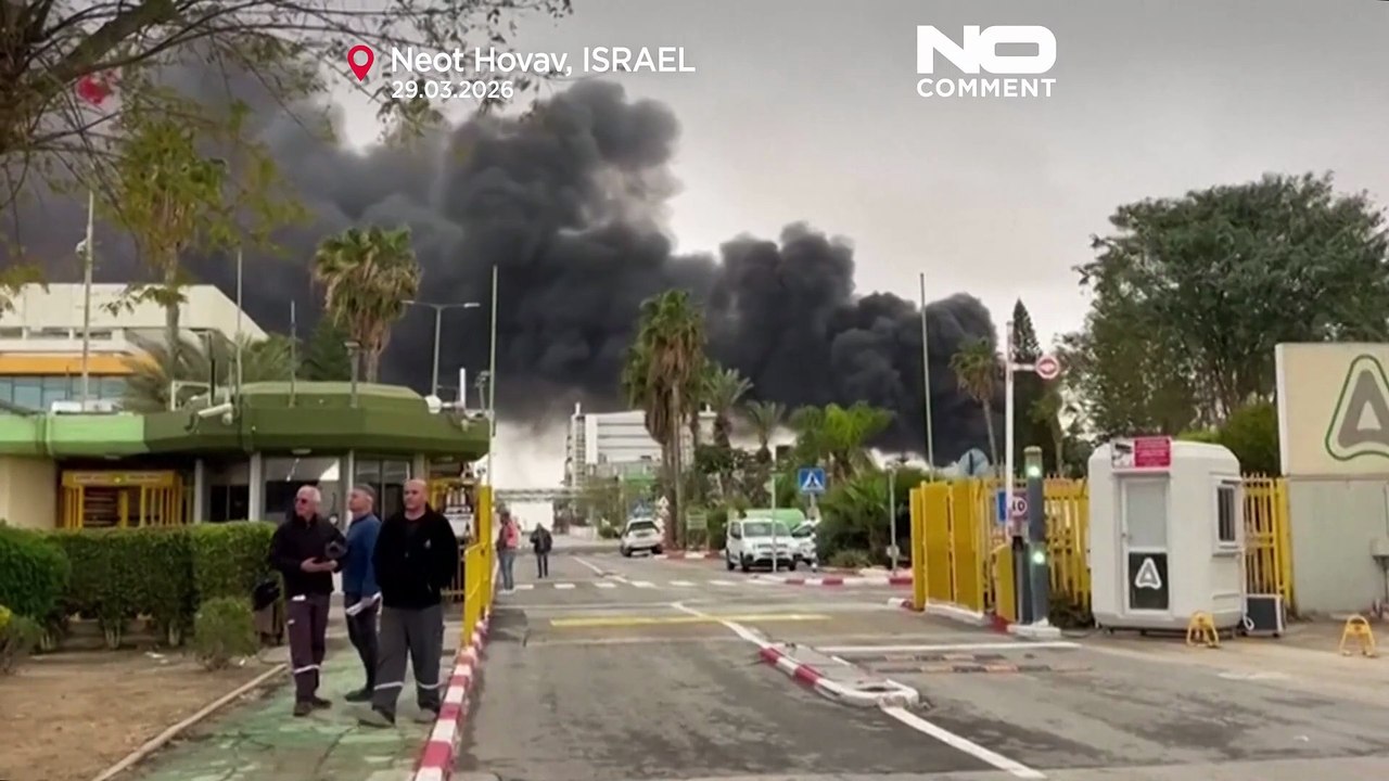 Raketentrümmer lösen Brand in Pestizidfabrik im Süden Israels aus