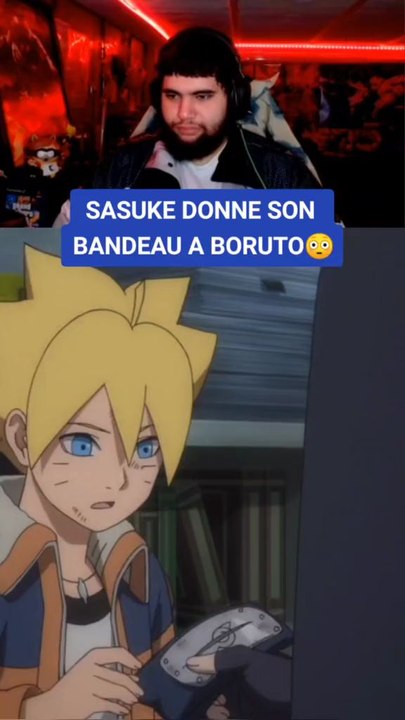 Le Bandeau de Sasuke que Boruto reçoit 👀😭😭🤫.