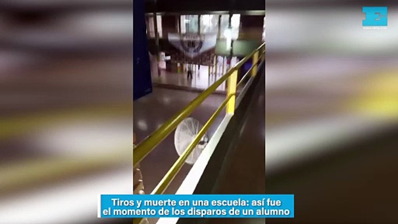 Tiros y muerte en una escuela así fue el momento de los disparos de un alumno