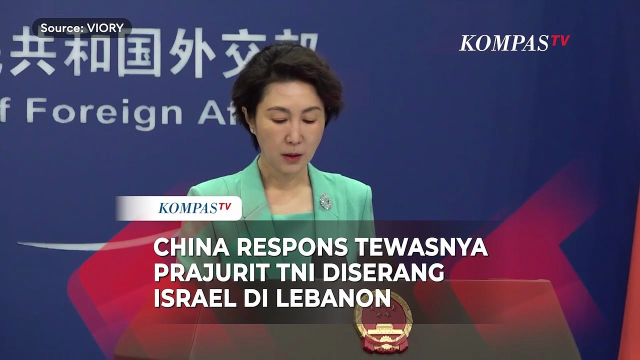 China Respons Gugurnya Prajurit TNI Pasukan Perdamaian Imbas Serangan Israel di Lebanon