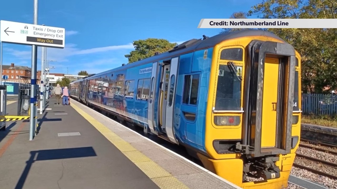 Bedlington station opens, completing Northumberland Line project