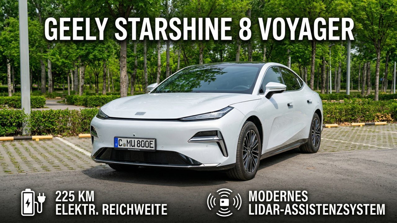 2027 Geely Galaxy Starshine 8 Voyager: 225 km E-Reichweite