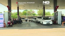 Fuel shortages bring long queues to Myanmar’s capital