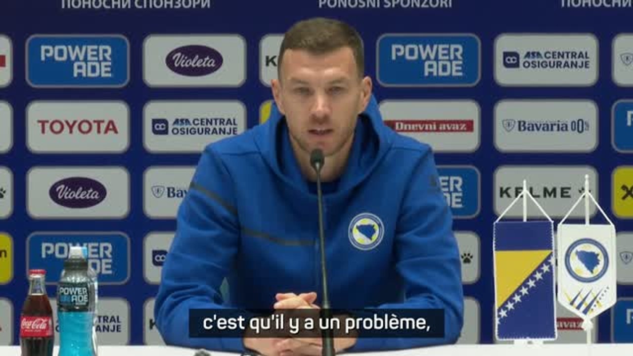 Bosnie - Dzeko : "Si l'Italie a peur de jouer face au pays de Galles, c'est qu'il y a un problème"