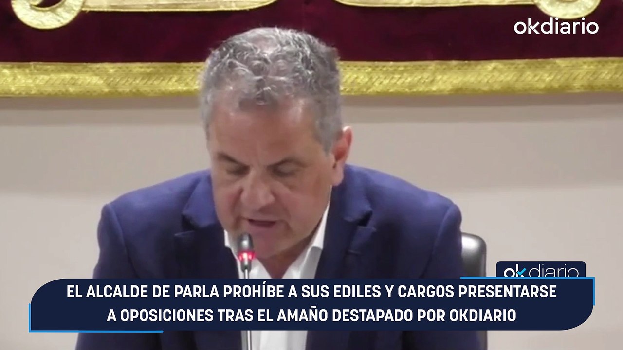El alcalde de Parla prohíbe a sus ediles y cargos presentarse a oposiciones tras el amaño destapado por OKDIARIO