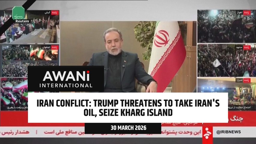 Trump threatens to take Iran's oil, seize Kharg Island
