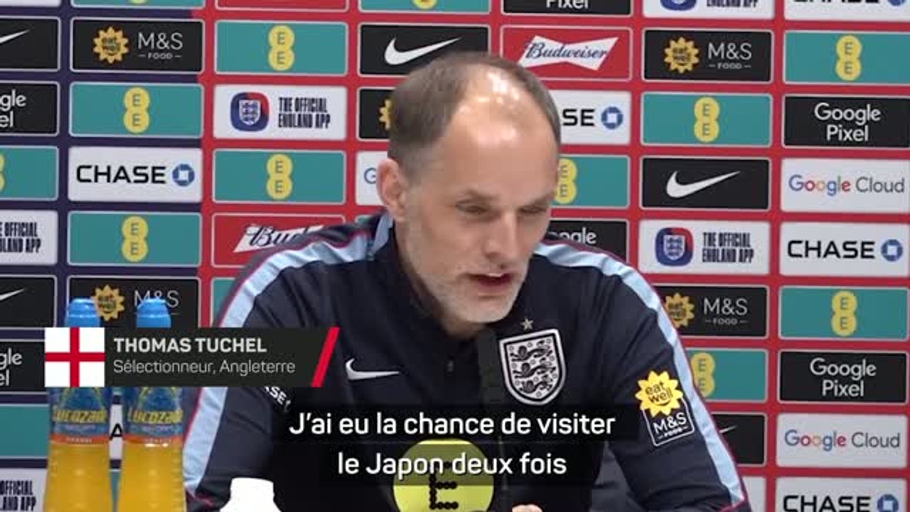 Angleterre - Tuchel déclare sa flamme au Japon