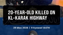 Student killed after car skids into divider on Karak Highway