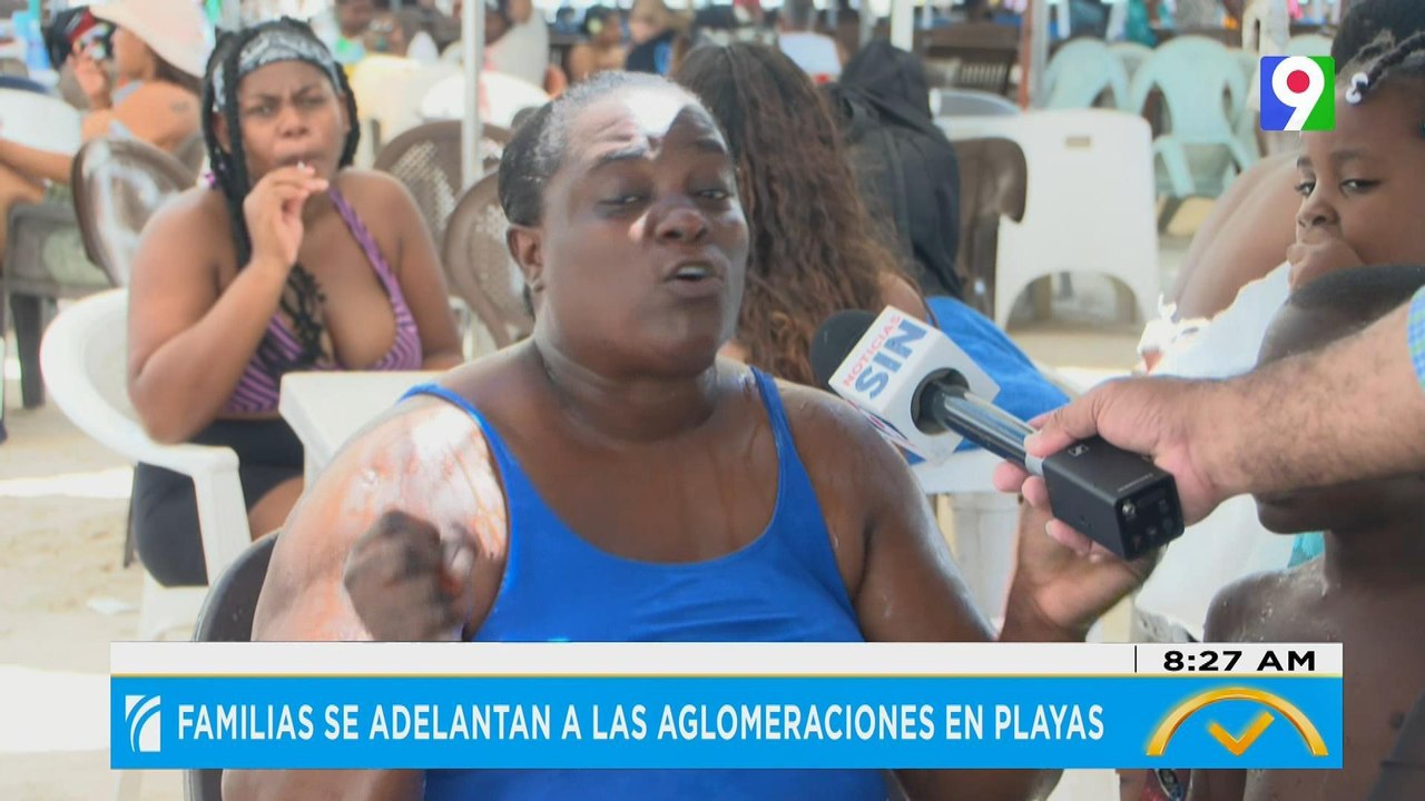 Familias se adelantan a las aglomeraciones en playas | El Despertador