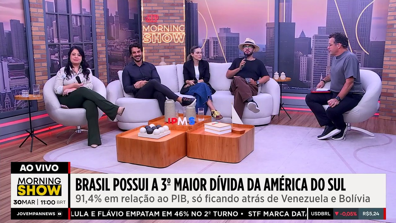 Brasil tem a 3ª maior dívida em relação ao PIB da América do Sul