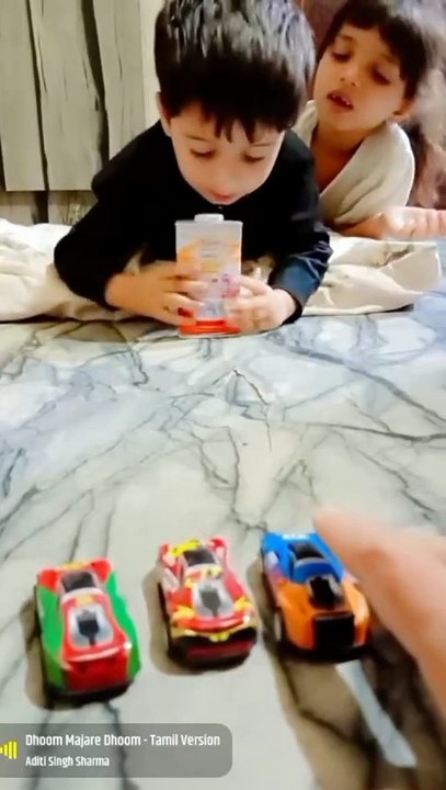 Title: Kids Toy Car Racing Championship 🏁 | Nanhe Ustadon Ka Zabardast Muqabla 🚗💨