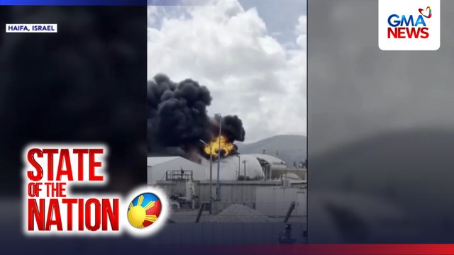Oil refinery sa Haifa, Israel, pinuntirya ng umano'y Iranian missile | SONA