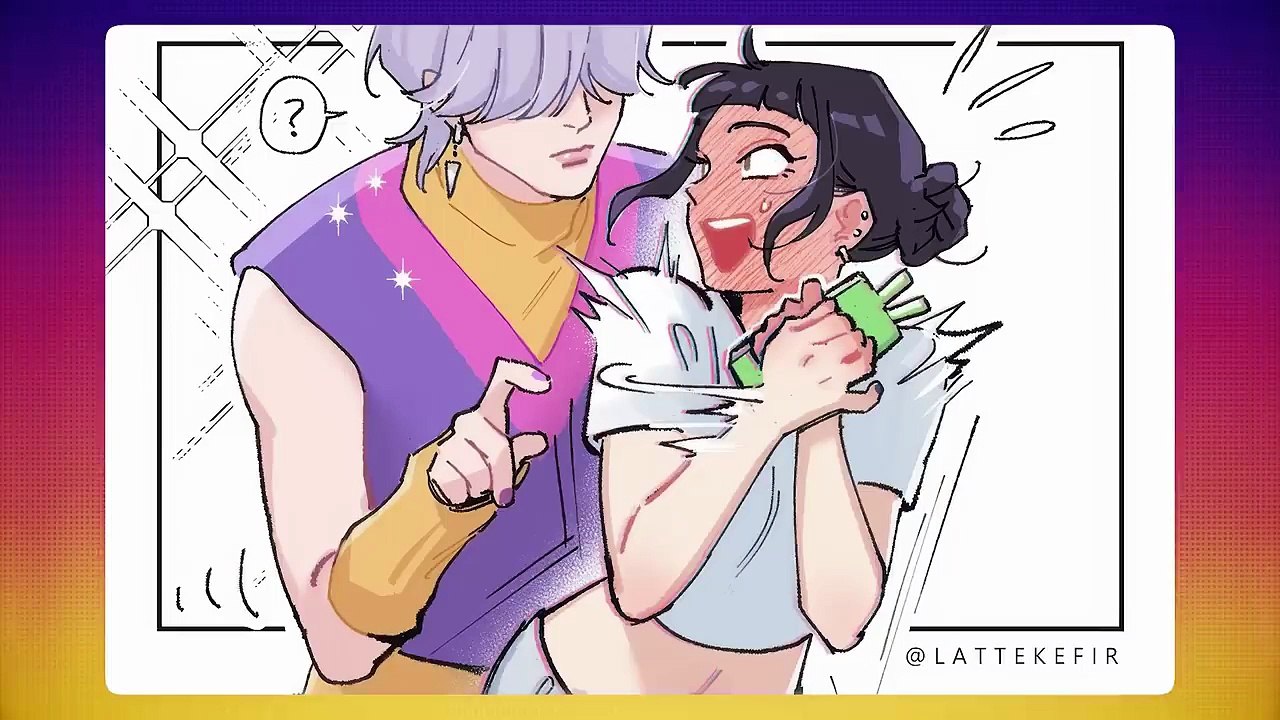 Too Close! 😱┃Zoey x Mystery (Zoeystery)┃Kpop Demon Hunter Comic Dub