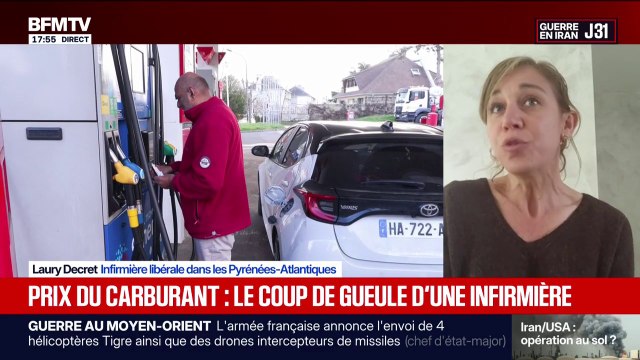 Hausse des carburants: cette infirmière libérale déplore un surcoût de 150 euros par rapport au mois précédent