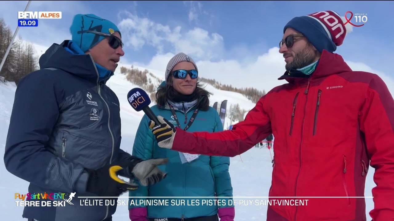 L'élite du ski alpinisme sur les pistes de Puy Saint Vincent