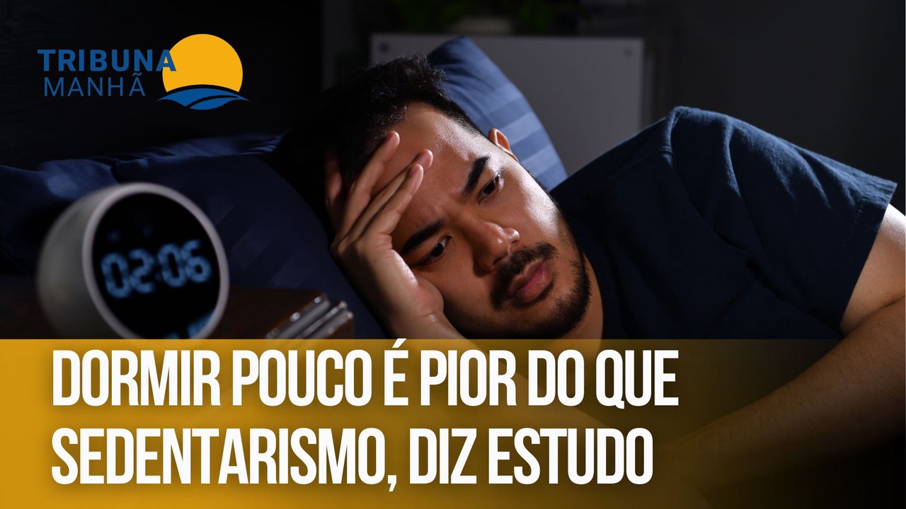 Dormir pouco é pior do que sedentarismo, diz estudo