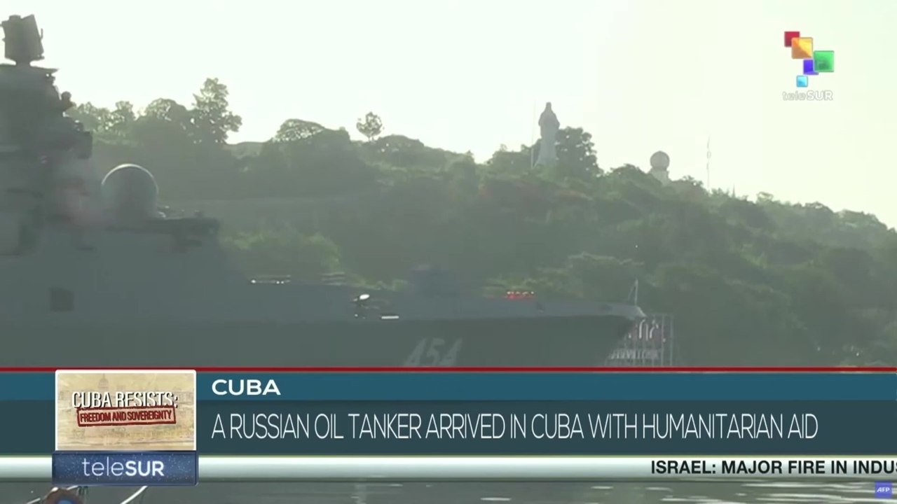 Russian oil tanker arrived in Cuba with humanitarian aid