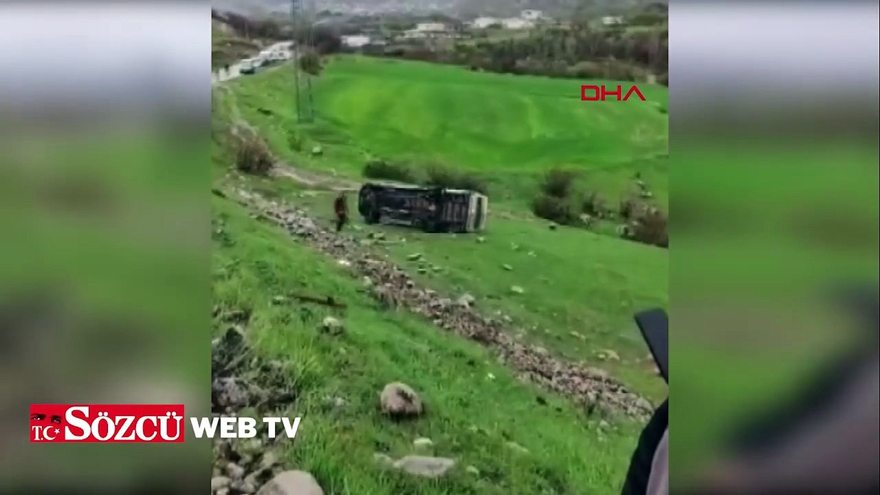 Şırnak'ta öğrenci servisi devrildi! Yaralılar var
