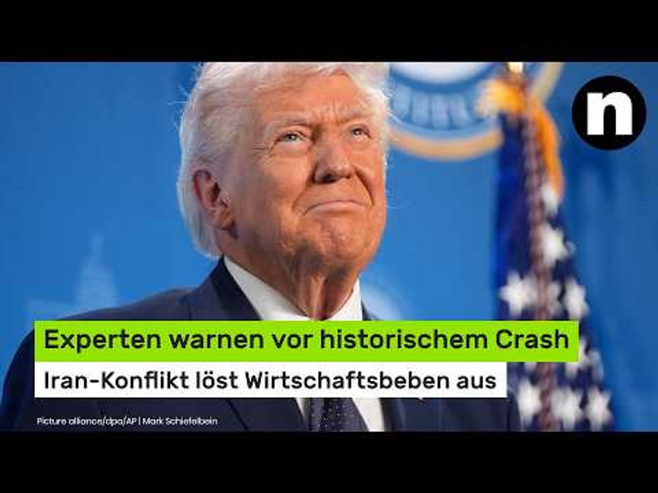 Donald Trump: Iran-Konflikt löst Wirtschaftsbeben aus