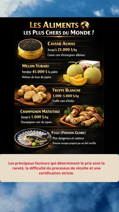 L'aliment le plus cher du monde