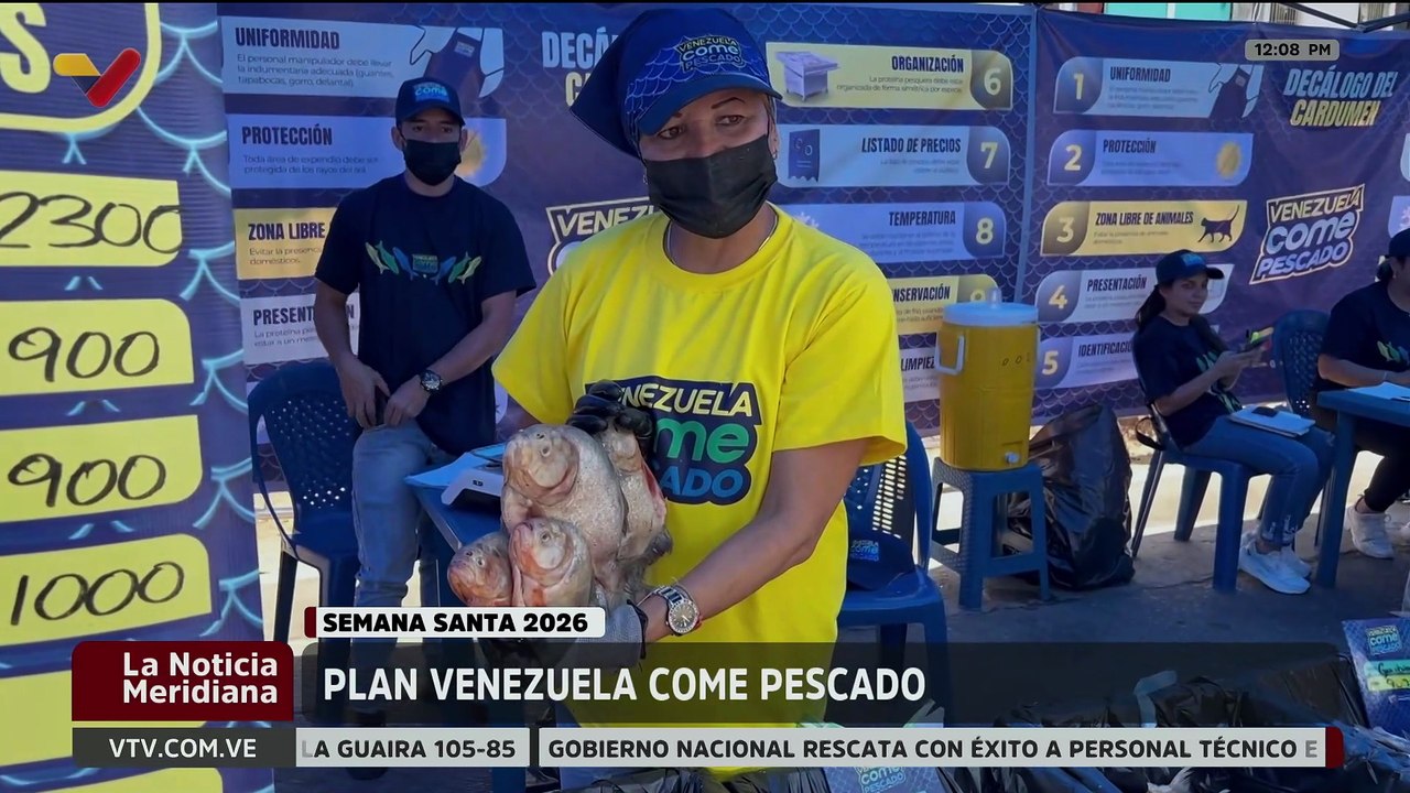 Plan "Venezuela Come Pescado" revoluciona el acceso a la proteína del mar a precios asequibles