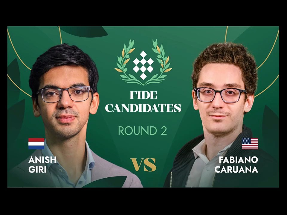 🤯 SUPER-GM CLASH AT THE CANDIDATES!  Anish Giri vs Fabiano Caruana produced a tense strategic battle in Round 2 of the FIDE Candidates Tournament 2026.  Both players pushed hard, but after an intense fight the game ended in a draw.  #chess #candidates202