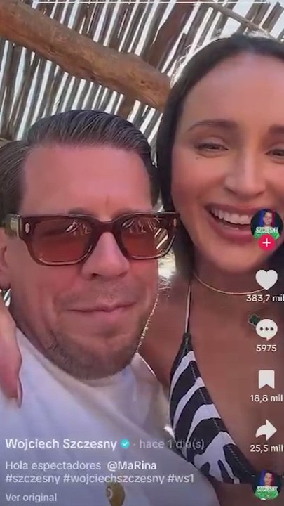 Szczesny vuelve a TikTok con su mujer y el vídeo acumula 1.5M de visitas