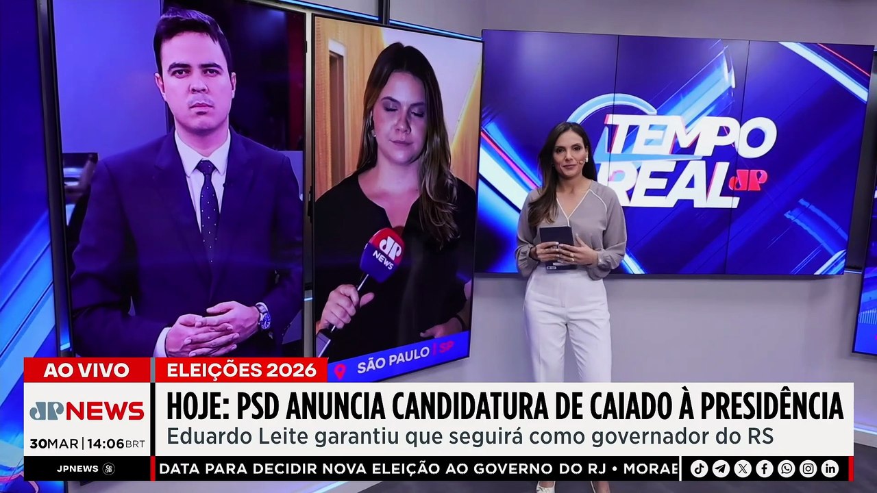 PSD anuncia Ronaldo Caiado como candidato à Presidência da República | TEMPO REAL