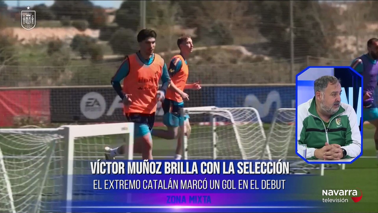 Zona Mixta 30/03/2026 Analizamos la actuación de Víctor Muñoz con la selección y las opciones de Osasuna en el final de campaña con Asier Cotelo y Santi Marcos. Nos visita el entrenador de Anaitasuna, Nacho Moyano y también hablamos de remonte.