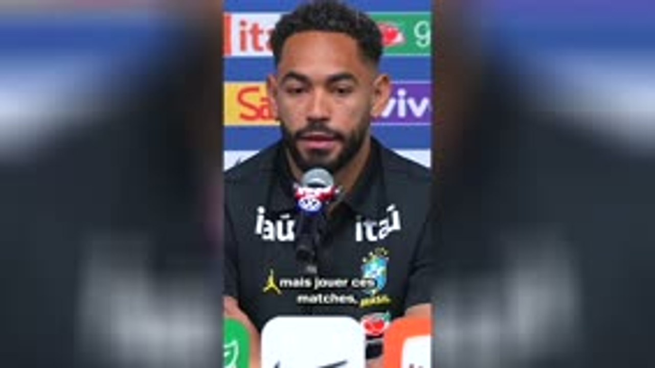 Brésil - La défaite face aux Bleus n'a pas traumatisé Matheus Cunha