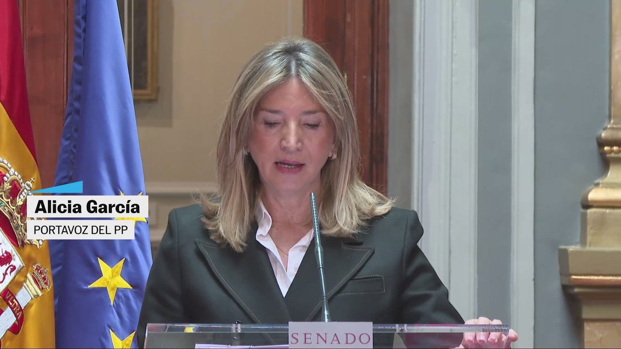 Alicia García: "Anuncio que el PP va a impulsar una comisión de investigación de RTVE"