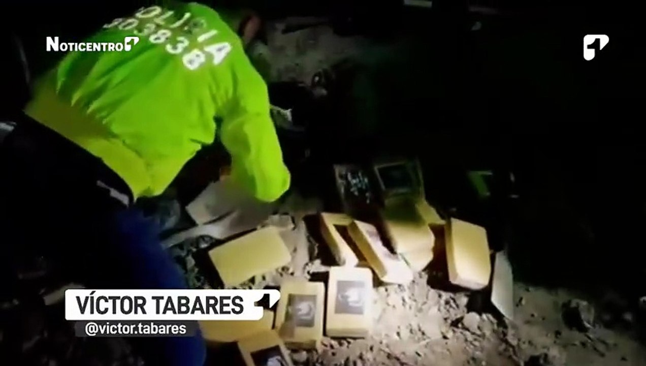 Video | Así cayó taller “fantasma” que escondía media tonelada de cocaína bajo tierra