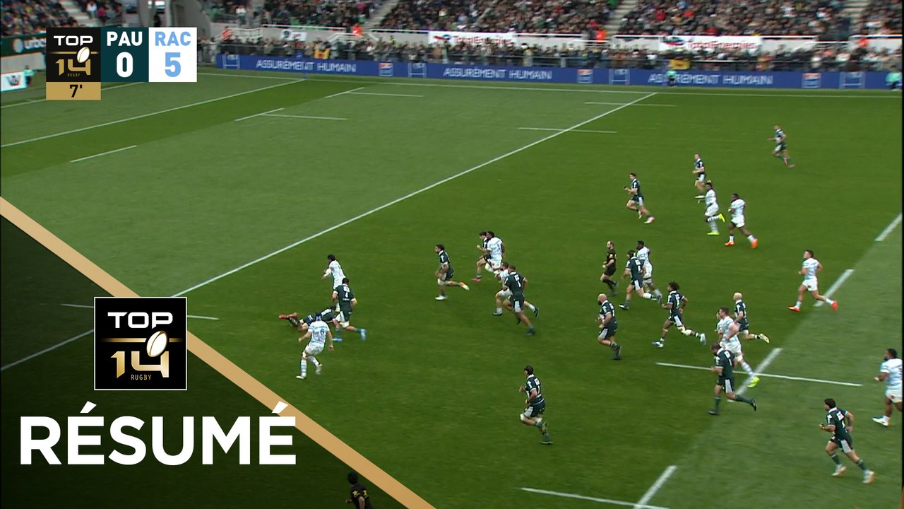 TOP 14 Saison 2025-2026 J20 - Résumé Section Paloise - Racing 92