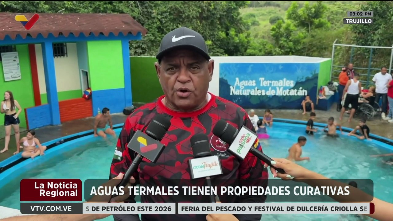 Trujillo | Rehabilitan las piscinas de aguas termales de Motatán para el disfrute del pueblo