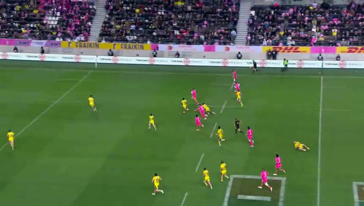 TOP 14 - Essai de Peniasi DAKUWAQA (SFP) - Stade Français Paris - ASM Clermont