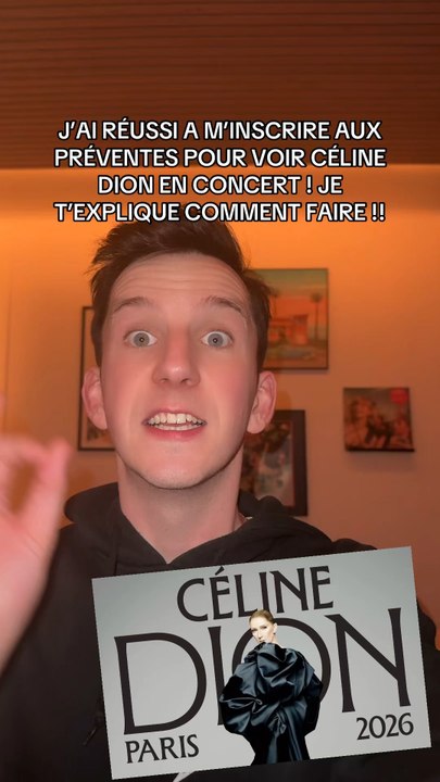 COMMENT S’INSCRIRE AUX PRÉVENTES DE CÉLINE DION ?