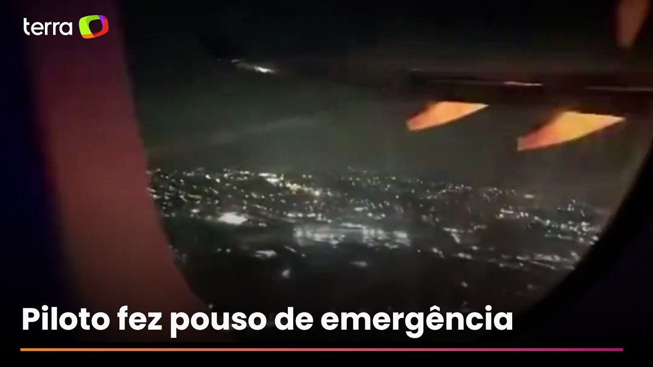 Vídeo gravado por passageiros mostra explosão de turbina de avião após decolagem em Guarulhos