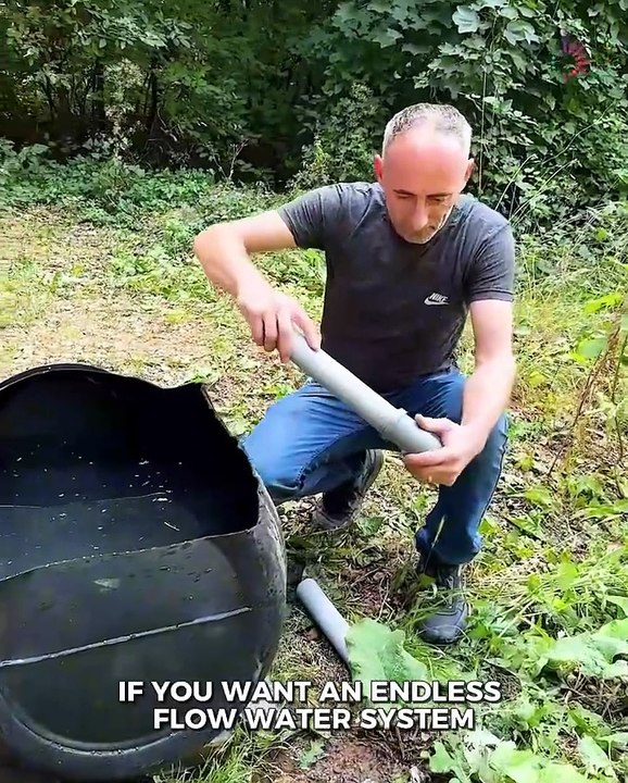 Here's how to easily create an endless flow water system