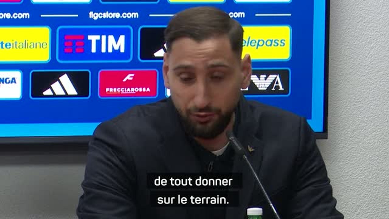 Italie - Donnarumma : "L'équipe est prête"