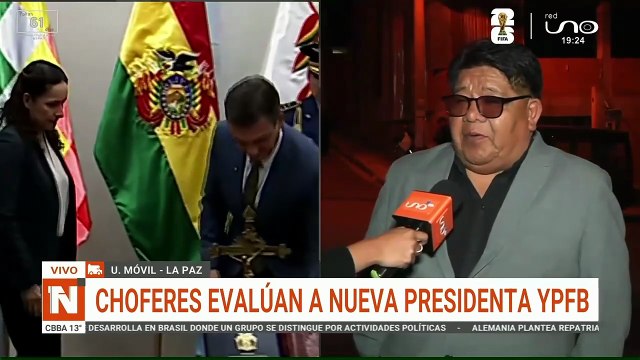 Choferes evalúan a nueva presidenta de YPFB