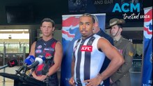 AFL players reflect on special Anzac Day clash