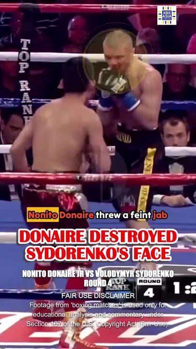 Nonito Donaire Jr. TURNED Volodymyr Sydorenko into a HUMAN TARGET