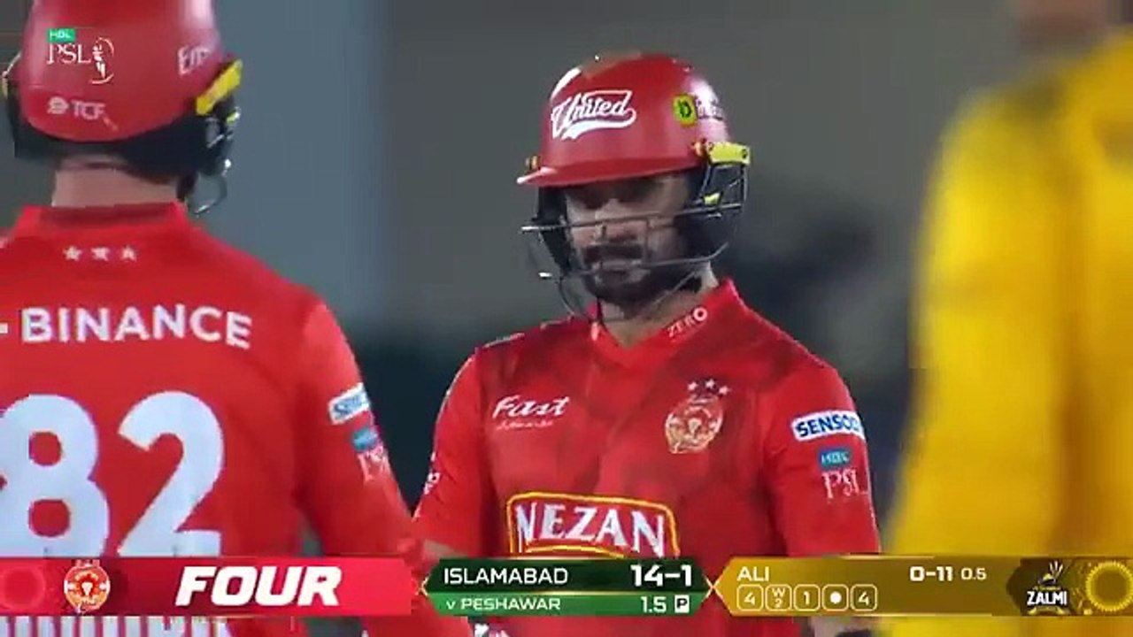 Peshawar Zalmi Vs Islamabad United _ Full Highlights _ Match 07 _ HBL PSL 11  #cricket #psl #shorts #sports